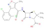 4-Thia-1-azabicyclo[3.2.0]heptane-2-carboxylic acid,6-[[[3-(2,6-dichlorophenyl)-5-methyl-4-isoxazo…