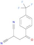 2-(2-Oxo-2-(4-(Trifluoromethyl)Phenyl)Ethyl)Malononitrile