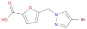 5-((4-Bromo-1H-pyrazol-1-yl)methyl)furan-2-carboxylic acid