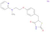 2,4-Thiazolidinedione,5-[[4-[2-(methyl-2-pyridinylamino)ethoxy]phenyl]methyl]-, sodium salt