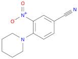 3-Nitro-4-(piperidin-1-yl)benzonitrile