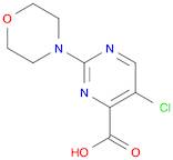 4-Pyrimidinecarboxylic acid, 5-chloro-2-(4-morpholinyl)-