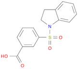 Benzoic acid, 3-[(2,3-dihydro-1H-indol-1-yl)sulfonyl]-