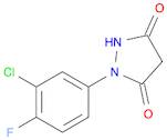 1-(3-chloro-4-fluorophenyl)pyrazolidine-3,5-dione