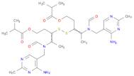 Propanoic acid, 2-methyl-,dithiobis[3-[1-[[(4-amino-2-methyl-5-pyrimidinyl)methyl]formylamino]ethy…