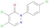 3(2H)-Pyridazinone, 4,5-dichloro-2-(4-chlorophenyl)-