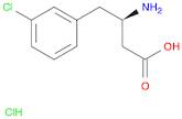 Benzenebutanoic acid, Î²-amino-3-chloro-, hydrochloride(1:1), (Î²R)-