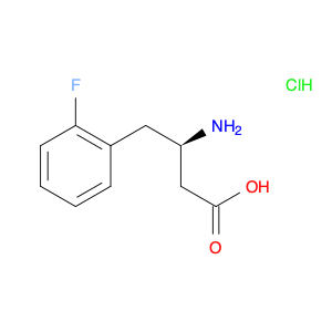 Benzenebutanoicacid, b-amino-2-fluoro-, hydrochloride (1:1),(bR)-