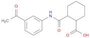 2-{[(3-Acetylphenyl)amino]carbonyl}-cyclohexanecarboxylic Acid