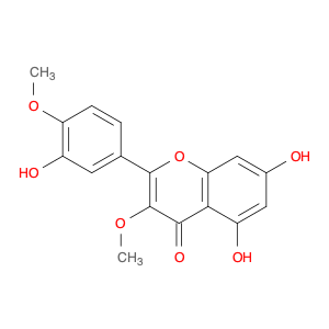 4H-1-Benzopyran-4-one,5,7-dihydroxy-2-(3-hydroxy-4-methoxyphenyl)-3-methoxy-