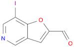 Furo[3,2-c]pyridine-2-carboxaldehyde, 7-iodo-