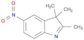 3H-Indole, 2,3,3-trimethyl-5-nitro-