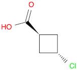 trans-3-chlorocyclobutane-1-carboxylic acid