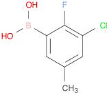 (3-Chloro-2-fluoro-5-methylphenyl)boronic acid