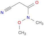 2-cyano-N-methoxy-N-methylacetamide