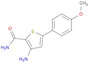 2-Thiophenecarboxamide, 3-amino-5-(4-methoxyphenyl)-