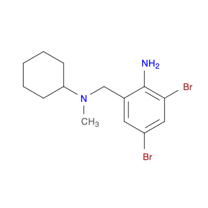 Benzenemethanamine, 2-amino-3,5-dibromo-N-cyclohexyl-N-methyl-