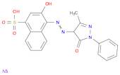 1-Naphthalenesulfonic acid,4-[(4,5-dihydro-3-methyl-5-oxo-1-phenyl-1H-pyrazol-4-yl)azo]-3-hydrox...