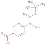 6-[methyl-[(2-methylpropan-2-yl)oxycarbonyl]amino]pyridine-3-carboxylic acid