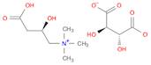 1-Propanaminium, 3-carboxy-2-hydroxy-N,N,N-trimethyl-, (2R)-, saltwith (2R,3R)-2,3-dihydroxybuta...