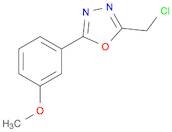 1,3,4-Oxadiazole, 2-(chloromethyl)-5-(3-methoxyphenyl)-