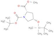 1,2-Pyrrolidinedicarboxylic acid,4-[[(1,1-dimethylethyl)dimethylsilyl]oxy]-, 1-(1,1-dimethylethyl)…