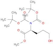 L-Norvaline, N,N-bis[(1,1-dimethylethoxy)carbonyl]-5-hydroxy-, methylester