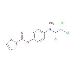 2-Furancarboxylic acid, 4-[(dichloroacetyl)methylamino]phenyl ester