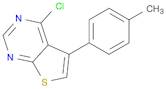 Thieno[2,3-d]pyrimidine, 4-chloro-5-(4-methylphenyl)-