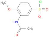 Benzenesulfonyl chloride, 3-(acetylamino)-4-methoxy-