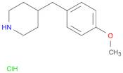 Piperidine, 4-[(4-methoxyphenyl)methyl]-, hydrochloride