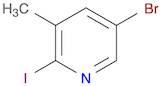 Pyridine, 5-bromo-2-iodo-3-methyl-