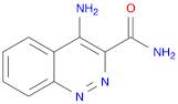 3-Cinnolinecarboxamide, 4-amino-