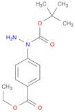 Hydrazinecarboxylic acid, 1-[4-(ethoxycarbonyl)phenyl]-,1,1-dimethylethyl ester