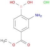 Benzoicacid, 3-amino-4-borono-, 1-methyl ester, hydrochloride (1:1)