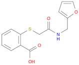 2-((2-((Furan-2-ylmethyl)amino)-2-oxoethyl)thio)benzoic acid