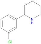 2-(3-Chlorophenyl)piperidine