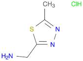 (5-METHYL-1,3,4-THIADIAZOL-2-YL)METHANAMINE HCL