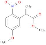 Benzeneacetic acid, 5-methoxy-a-methylene-2-nitro-, methyl ester