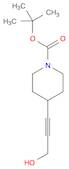 1-Piperidinecarboxylic acid, 4-(3-hydroxy-1-propynyl)-,1,1-dimethylethyl ester