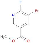 3-Pyridinecarboxylic acid, 5-bromo-6-fluoro-, methyl ester