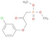 Phosphonic acid, [3-(3-chlorophenoxy)-2-oxopropyl]-, dimethyl ester