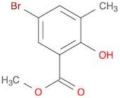 Benzoic acid, 5-bromo-2-hydroxy-3-methyl-, methyl ester