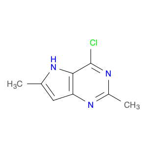 4-chloro-2,6-dimethyl-5h-pyrrolo[3,2-d]pyrimidine