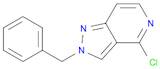 2-benzyl-4-chloro-2H-pyrazolo[4,3-c]pyridine