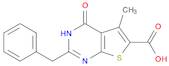 2-Benzyl-5-methyl-4-oxo-3H,4H-thieno[2,3-d]pyrimidine-6-carboxylic Acid