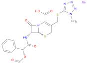 Sodium (6R,7R)-7-(R)-mandelamido-3-[[(1-methyl-1H-tetrazol-5-yl)thio]methyl]-8-oxo-5-thia-1-azab...