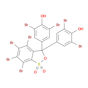 Phenol,4,4'-(4,5,6,7-tetrabromo-1,1-dioxido-3H-2,1-benzoxathiol-3-ylidene)bis[2,6-dibromo-