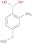 [2-Methyl-4-(methylsulfanyl)phenyl]boronic Acid