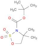 tert-Butyl 4,4-dimethyl-2,2-dioxooxathiazolidine-3-carboxylate